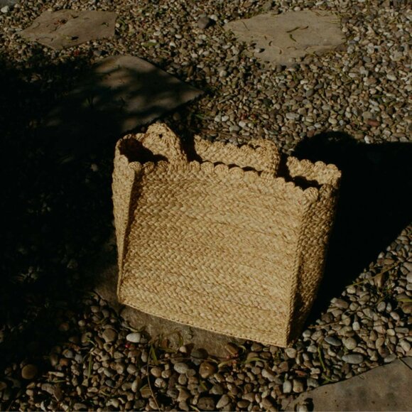 Doen Handbags - Dôen RARE Cristobal Bag in Natural Raffia